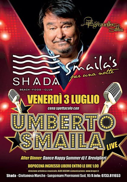 Umberto Smaila Shada 2015