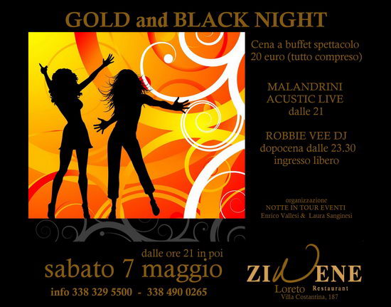 GOLD and BLACK NIGHT