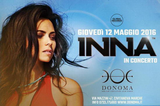 Inna in concerto Donoma