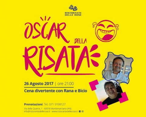 Oscar della Risata Ristorante delle Rose Bicio Rana